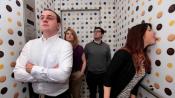 Jaffa Cakes Go Willy Wonka Way, Install Lickable Wallpaper In Lift  
